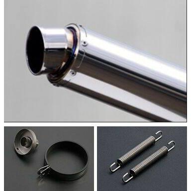 Realize リアライズ 汎用サイレンサー サイレンサー全長：380mm / サイレンサーエンド：スラッシュエンド サイレンサー素材：ステンレス マフラー | REALIZE | 01