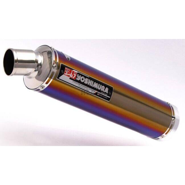 YOSHIMURA チタンブルースリップオン マフラー 日本製 ヨシムラ（YOSHIMURA） スリップオンサイクロン STB （チタンブルー
