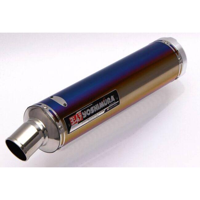 YOSHIMURA チタンブルースリップオン マフラー 日本製 ヨシムラ（YOSHIMURA） スリップオンサイクロン STB （チタンブルー