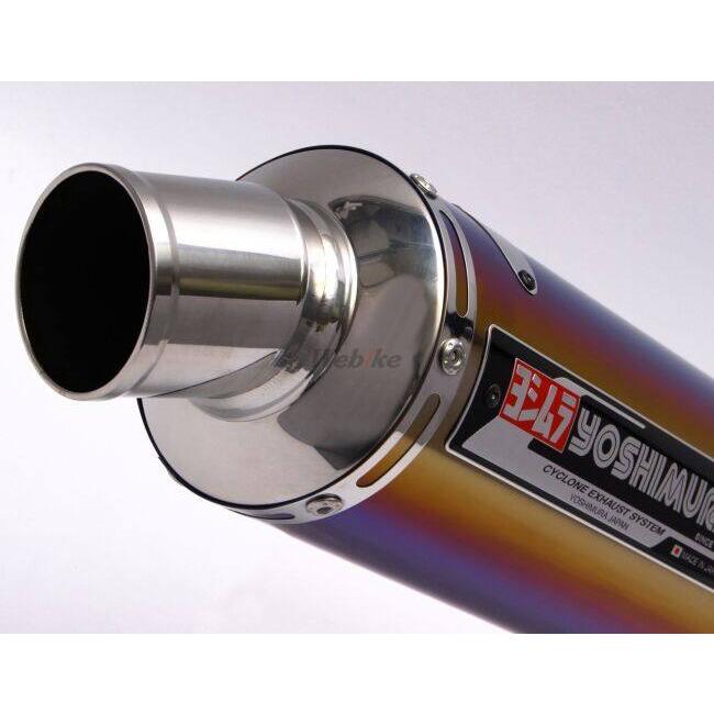 YOSHIMURA ヨシムラ スリップオンサイクロン STB （チタンブルーカバー