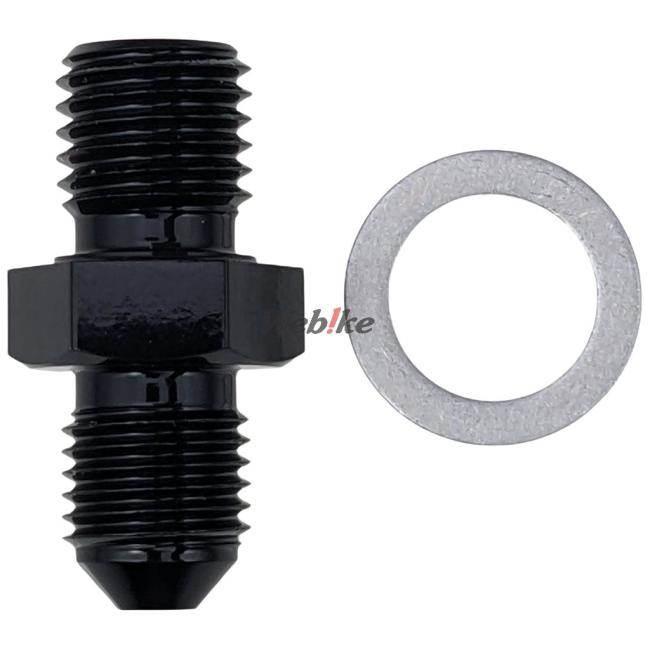 ACTIVE アクティブ ブレーキフィッティングアダプター 素材：アルミ／カラー：ブラック バンジョーフィッティングアダプター ブレーキ | ACTIVE | 03