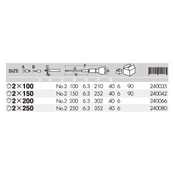 ANEX アネックス クッションパワードライバー（電工タイプ）レギュラータイプ 【＋2×200】｜webike｜02