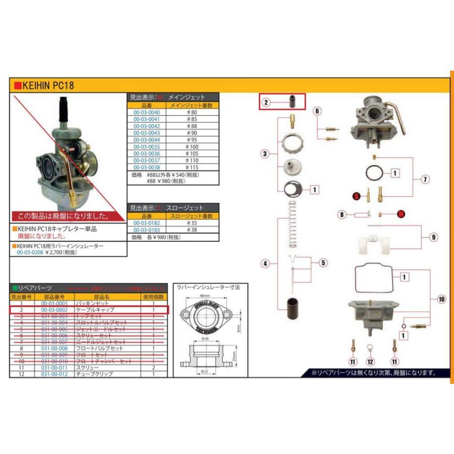 スペシャルパーツ武川 SP武川 SPタケガワ 【補修部品】 ケーブル