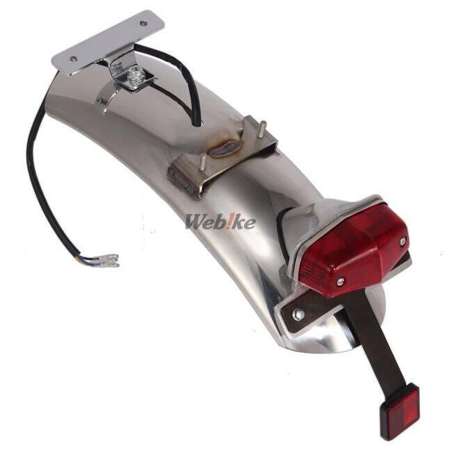 W650 w400 ステン リヤフェンダー LED付属 DAYTONA（デイトナ） ステンレスショートフェンダー W400 W650