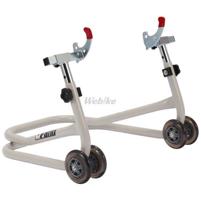 J-TRIP ジェイトリップ ショートローラーリアスタンド (V受けセット) カラー：ホワイト リアスタンド | JーTRIP | 01