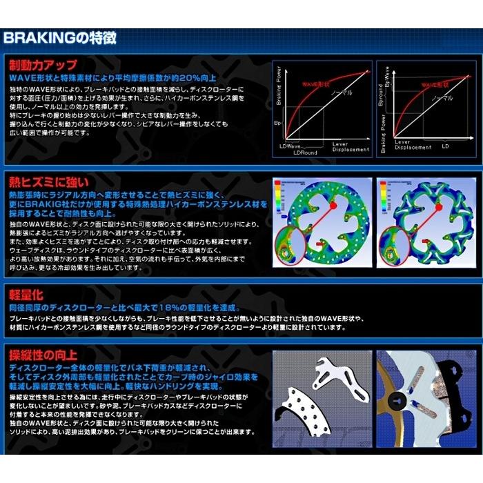 BRAKING ブレーキング ウェーブディスク RUNNER125 RUNNER180FXR-SP GILERA ジレラ ブレーキディスクローター ブレーキ | ブランド登録なし | 02