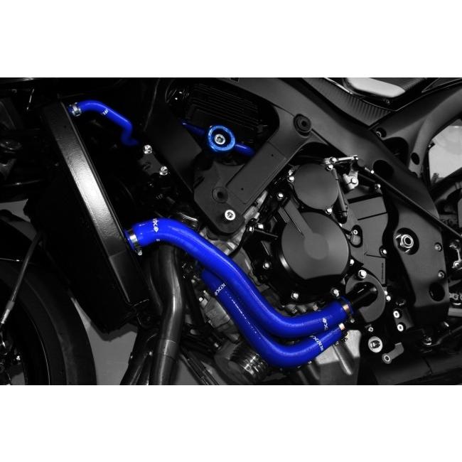 NEX Performance ネックスパフォーマンス シリコンラジエターホースキット カラー：ブルー YZF-R1 YAMAHA ヤマハ ラジエーター 冷却関連 エンジン | ブランド登録なし | 01