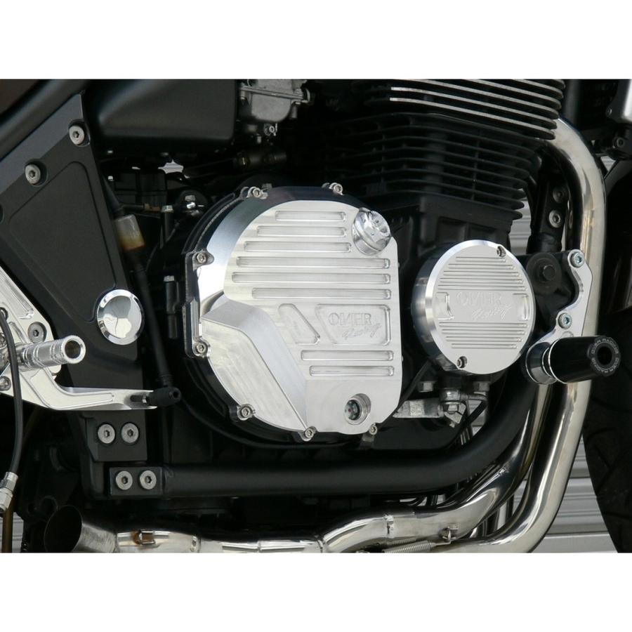OVER オーヴァー クラッチカバー ゼファー1100 KAWASAKI カワサキ エンジンパーツ エンジン_2