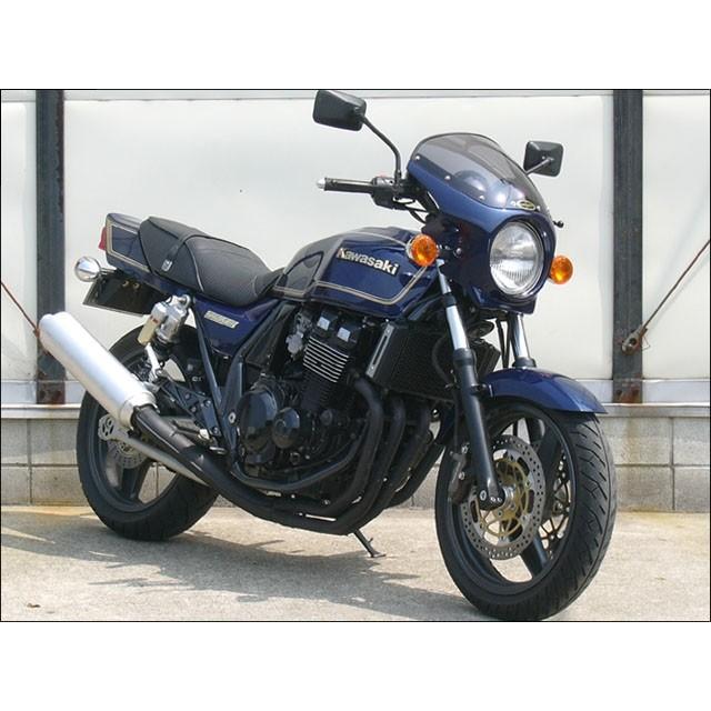 CHIC DESIGN シックデザイン ロードコメット カラー：メタリックオーシャンブルー / スクリーンカラー：スモーク ZRX400II KAWASAKI カワサキ ビキニカウル