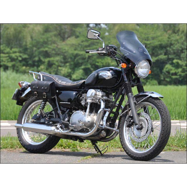 CHIC DESIGN シックデザイン ガイラシールド スクリーンカラー：スモーク / サイズ：M W400 KAWASAKI カワサキ スクリーン 外装 | CHIC DESIGN | 01