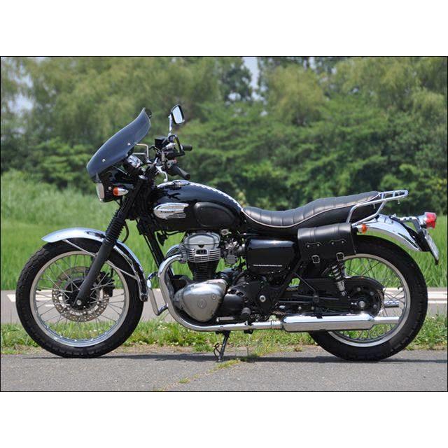 CHIC DESIGN シックデザイン ガイラシールド スクリーンカラー：スモーク / サイズ：M W400 KAWASAKI カワサキ スクリーン 外装 | CHIC DESIGN | 02