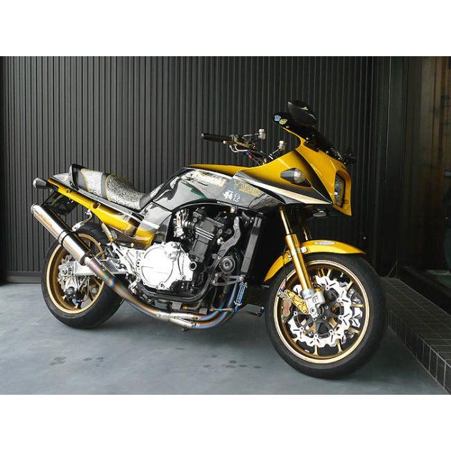 techserfu テックサーフ [ALL TITANIUM Exhaust TYPE-2] オールチタニウムエキゾーストマフラー タイプ-2 GPZ750R NINJA [ニンジャ] GPZ900R KAWASAKI カワサキの画像