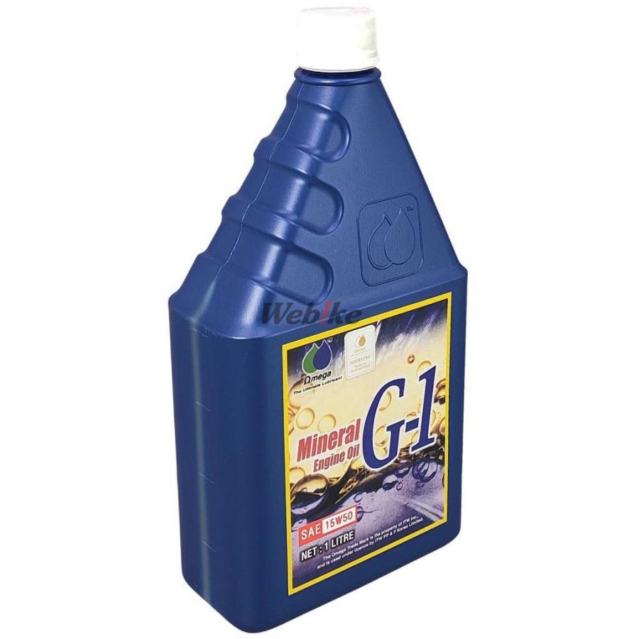 1162円 Sale 56 Off Omega Oil Oil オメガオイル G 1 15w 50 4サイクルオイル 容量 1l