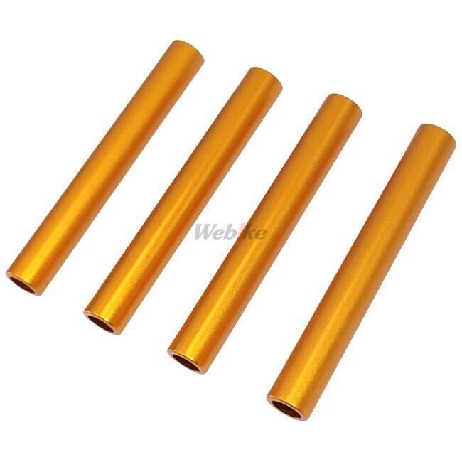 ACTIVE アクティブ ストレートオイルクーラー用オイルクーラーサイドカラー カラー：ゴールド / サイズ：10段(全長：72.6mm) オイルクーラー 冷却関連 エンジン | ACTIVE（釣り） | 02
