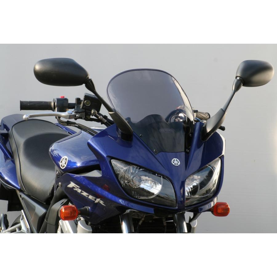 MRA エムアールエー スクリーン ツーリング カラー：ブラック/グラデーション有り FZS1000フェザー YAMAHA ヤマハ 外装