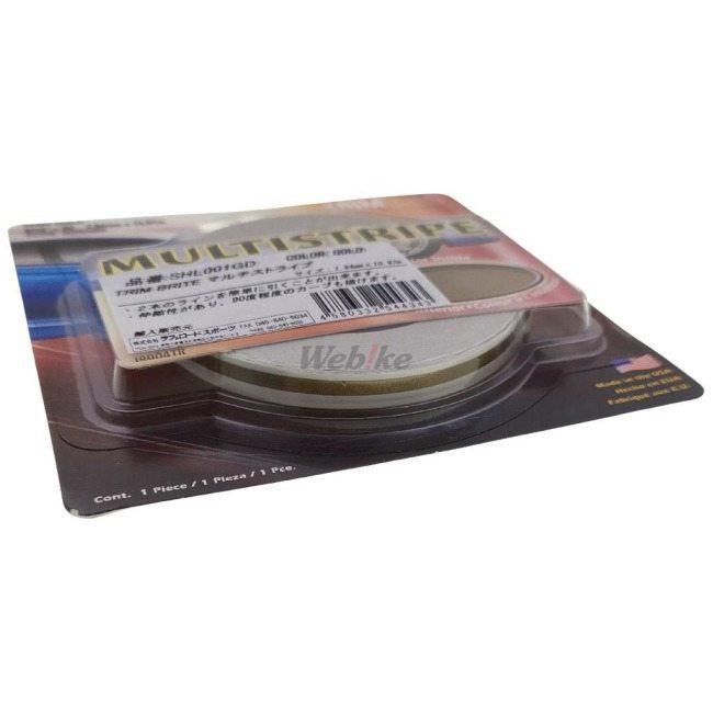 ROUGH＆ROAD ラフ＆ロード マルチストライプ カラー：ゴールド ステッカー・デカール 外装 | ラフ＆ロード | 01