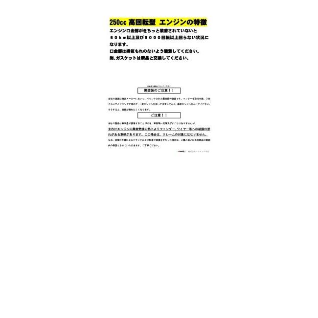 エムテック中京 M-TEC中京 ショート管マフラー(S4) GS250FW GF250