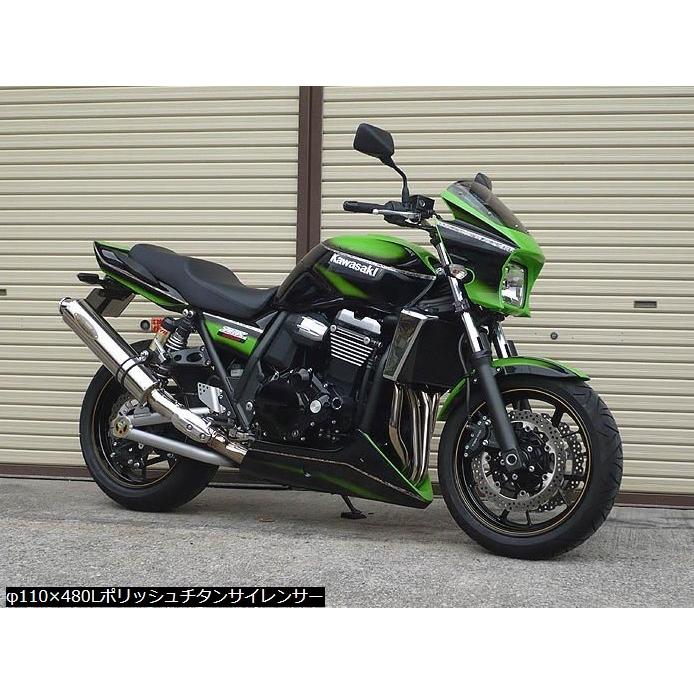 techserfu テックサーフ [ZEEX SLIP-ON SUPER STINLESS MUFFLER]ジークス スリップオン スーパーステンレス マフラー ZRX1200DAEG KAWASAKI カワサキ | techserfu