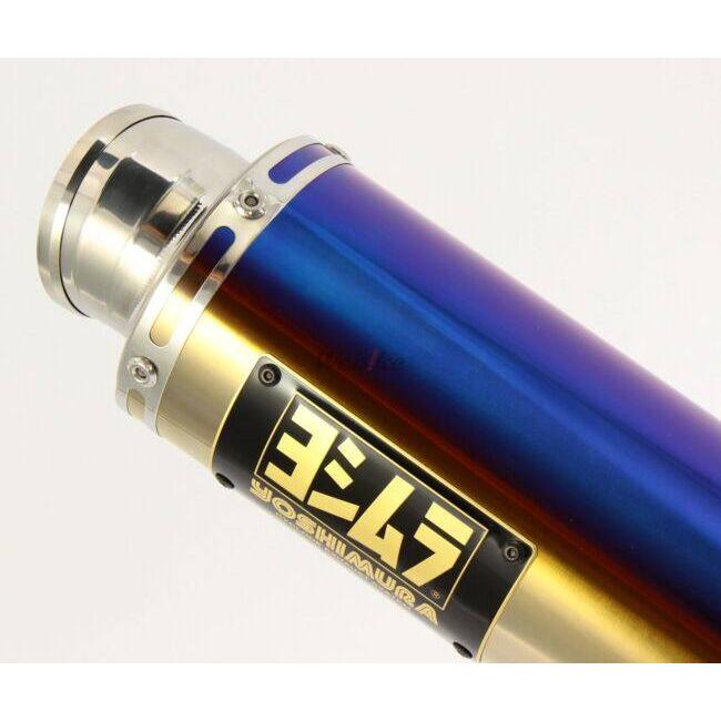 YOSHIMURA ヨシムラ サイクロン GP-MAGNUM STB （チタンブルーカバー）/重量（STD1.9kg）：2.0kg モンキー HONDA ホンダ フルエキゾーストマフラー マフラーの画像