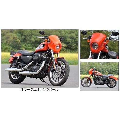 CHIC DESIGN CHIC DESIGN:シックデザイン ティーラナローヘッドカウル カラー：ミラージュオレンジパール SPORTSTERファミリー｜webike｜04