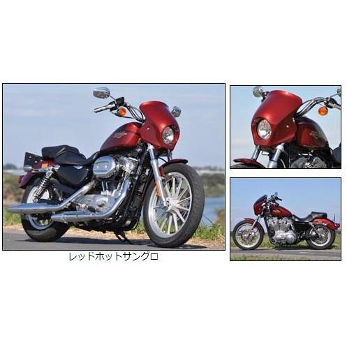 CHIC DESIGN CHIC DESIGN:シックデザイン ティーラナローヘッドカウル カラー：ミラージュオレンジパール SPORTSTERファミリー｜webike｜07