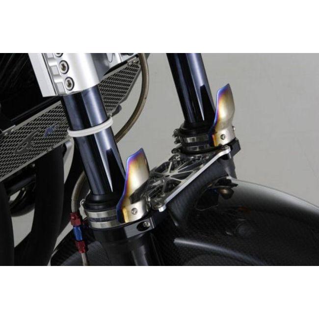 K-FACTORY ケイファクトリー フロントスタビライザー プレート色：スーパーブラック / クランプ色：ストロングゴールド サスペンション 足回り | K-FACTORY | 01