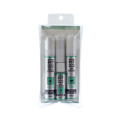 TANAX PITGEAR タナックス ピットギア シールドお手入れセット2 PG-268 シールドクリーナー・撥水剤・曇り止め ケミカル | TANAX | 03
