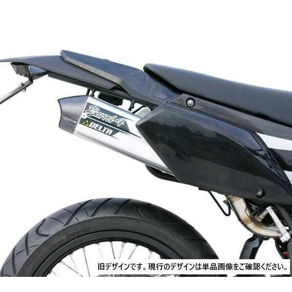 DELTA デルタ バレル4-Sサイレンサー KLX250 ’08-【政府認証】 KAWASAKI カワサキ スリップオンマフラー マフラーの画像