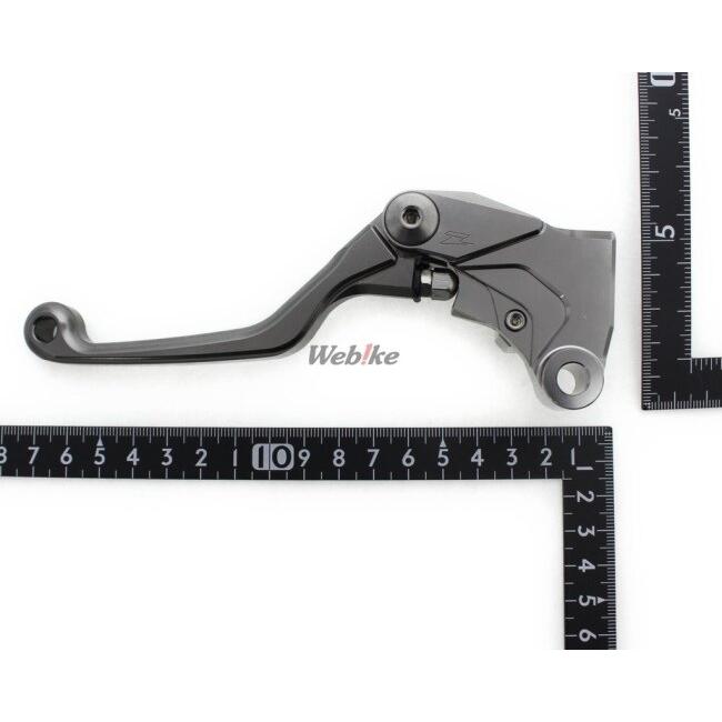 ZETA RACING ジータ レーシング ピボットレバー CP クラッチ 可倒式 タイプ：3フィンガー(ショートタイプ) KAWASAKI カワサキ クラッチレバー ハンドル | ZETA | 12