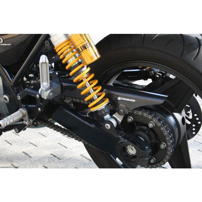 STRIKER ストライカー カーボンチェーンカバー ゼファー750 KAWASAKI カワサキ チェーンカバー 外装 | STRIKER | 01