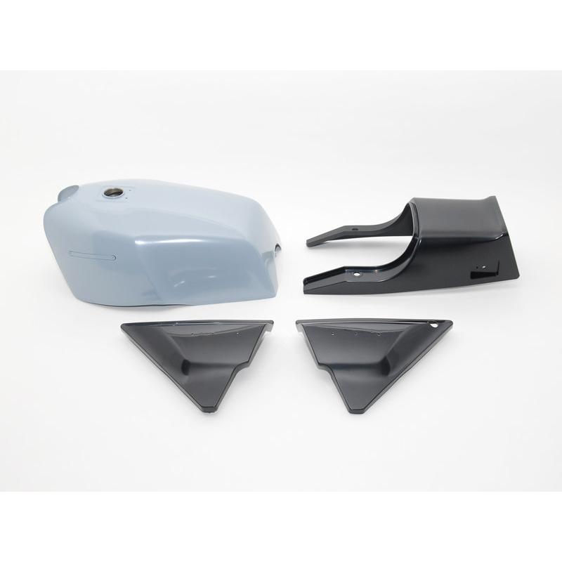 Doremi Collection製 Z1000MK2 Z750FX-1 タンク Z1000MK2/Z750FX-1 スチールタンクセット(ブルー)【納期はお問い合わせ