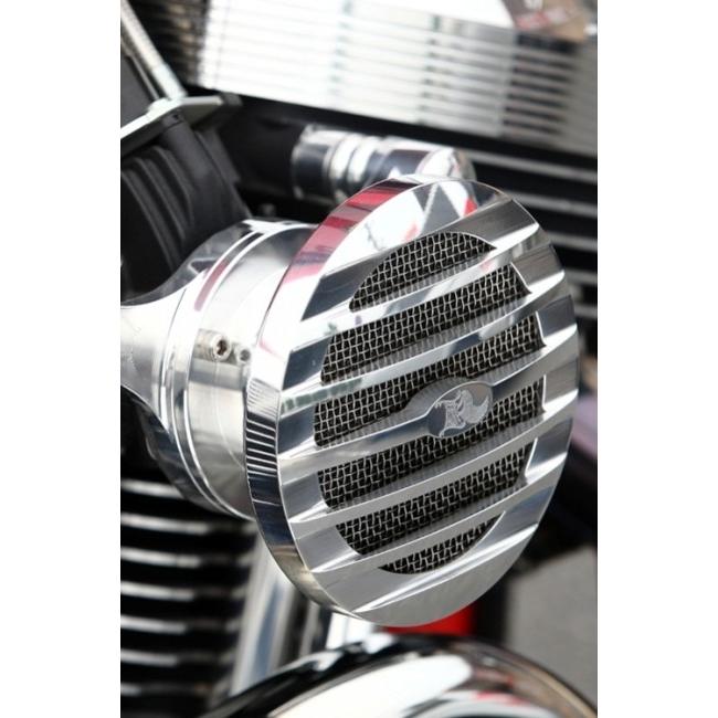 Ken’s factory ケンズファクトリー エアークリーナー Ribbed -for TWINCAM- TWINCAM [ツインカム] S＆S SUPER E HD CV EFI 吸気関連 エンジン | ブランド登録なし | 01