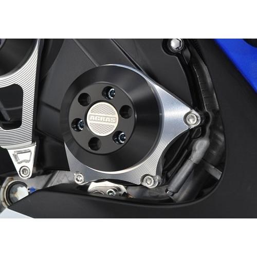 AGRAS アグラス レーシングスライダー カラー：ジュラコン/ホワイト GSX-R1000 SUZUKI スズキ エンジンスライダー・フレームスライダー フレーム