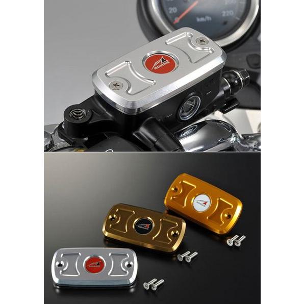 AGRAS アグラス マスターシリンダーキャップ カラー：ガンメタ CB1100 CB1300スーパーフォア HONDA ホンダ ブレーキの画像