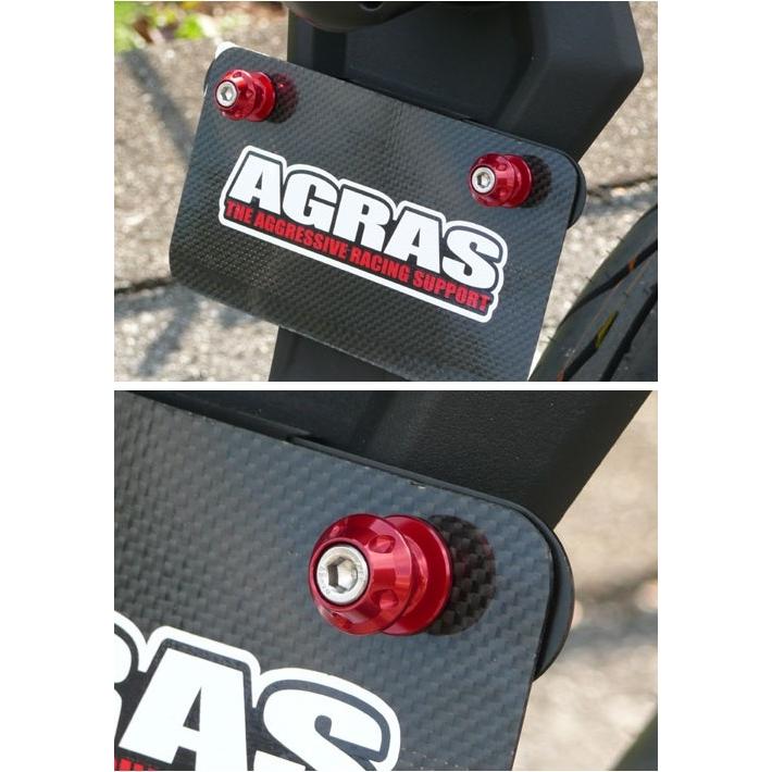 AGRAS AGRAS:アグラス フックリテーナー カラー：シルバー Dトラッカー125 Z1000 (水冷)｜webike｜02