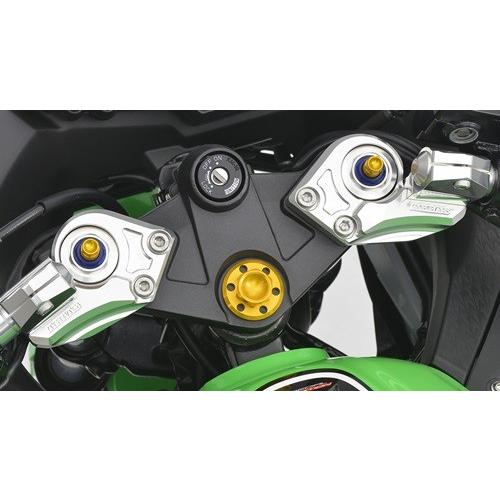AGRAS アグラス センターボルト カラー：シルバー ニンジャ250 ニンジャ250R KAWASAKI カワサキ ステムナット・ステムボルト ハンドル周辺パーツ ハンドル | Agras | 01