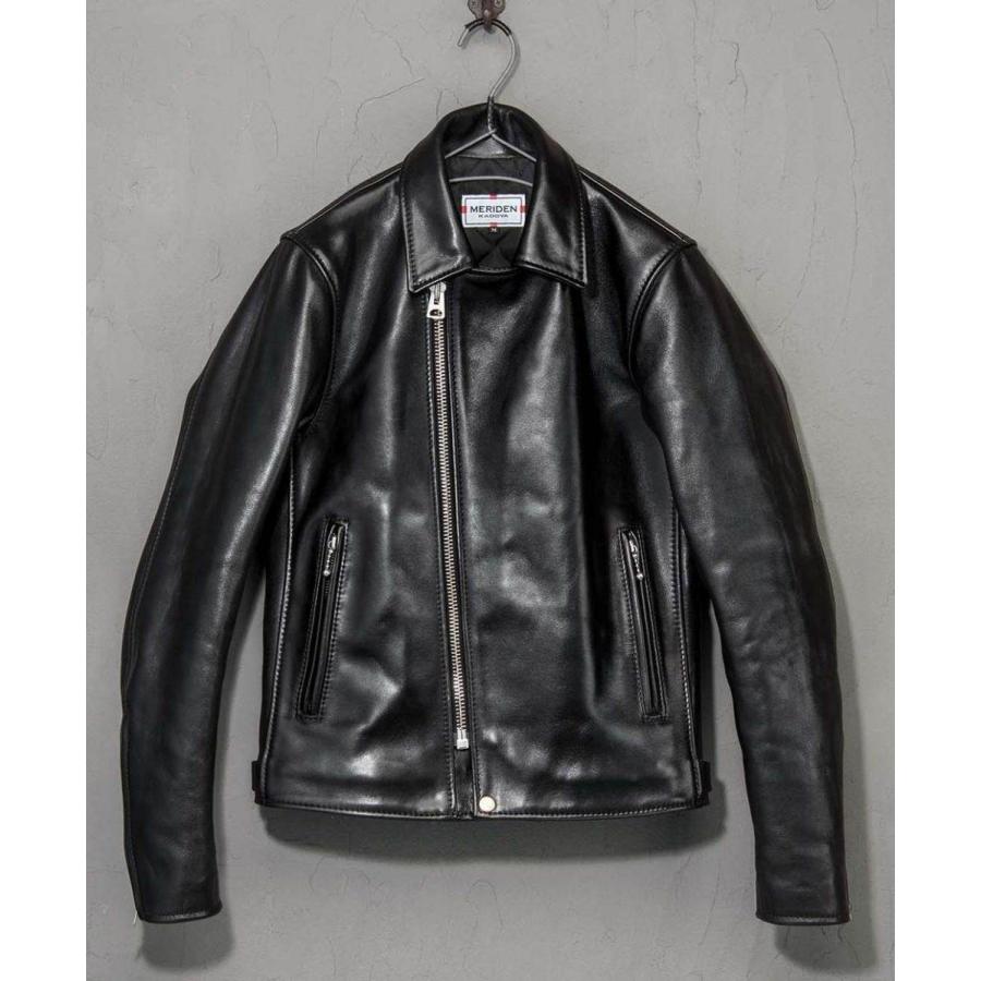 KADOYA ヘッドファクトリー　MERIDEN ジャケット カドヤ（KADOYA） BONNY-0 [MERIDEN] ダブル サイズ：L レザー