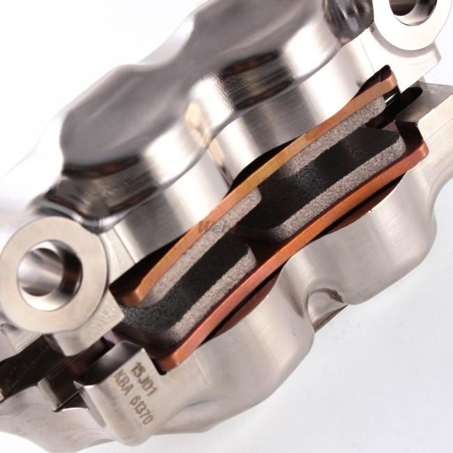 ブレンボ GP4-RX ラジアル CNC 4P キャリパー ニッケルコーティング レッドロゴ 左右セット φ32 取付ピッチ:108mm | ブレンボ  | 株式会社プロト Brembo ブレンボ CNCラジアルマウントブレーキキャリパーキット P4 32／32 108mm GP4 RX 左右セット キャリパーキット ブレーキ