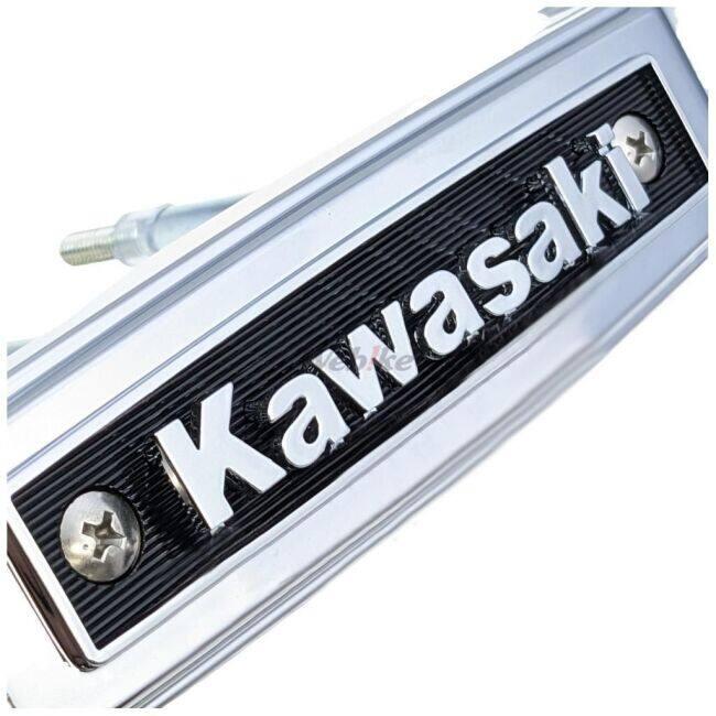 DOREMI COLLECTION ドレミコレクション フォークカバーエンブレム 文字：小文字Kawasaki / 本体：メッキ ゼファー400 ゼファー750 ゼファーX KAWASAKI カワサキ | DOREMI COLLECTION | 05