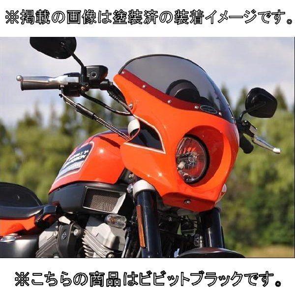 CHIC DESIGN シックデザイン ティーラ ストリームヘッドカウル カラー：ビビッドブラック / スクリーンカラー：スモーク XR1200 ビキニカウル カウル関連 外装