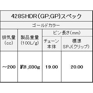 EKチェーン 江沼チェーン モトクロスレース用 ノンシールチェーン 428SHDR リンク数：116L HONDA ホンダ KAWASAKI カワサキ KTM SUZUKI スズキ YAMAHA ヤマハ | EKチェーン | 03