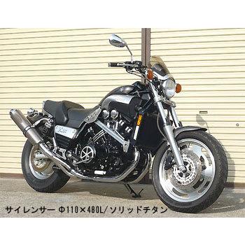 VMAX1200☆テックサーフマフラー☆スリップオン！ techserfu（テックサーフ） [ZEEX SLIP-ON SUPER STINLESS MUFFLER