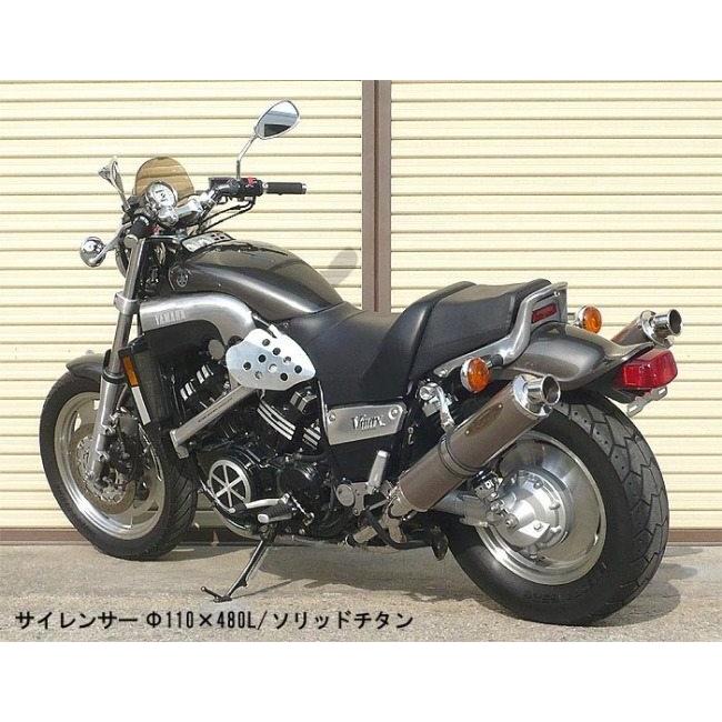VMAX1200☆テックサーフマフラー☆スリップオン！ techserfu（テックサーフ） [ZEEX SLIP-ON SUPER STINLESS MUFFLER