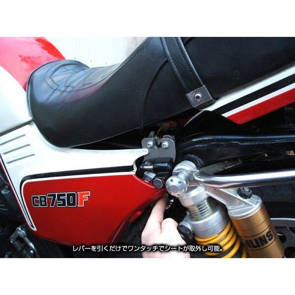 METALGEAR WORKS メタルギアワークス クイックリリースシートキャッチ タイプ：キーシリンダー無 CB900 F 全年式 (SC09) (SC01) CB750 (RC04) CB1100 (SC11)の画像