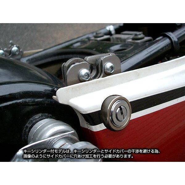 METALGEAR WORKS メタルギアワークス クイックリリースシートキャッチ タイプ：キーシリンダー無 CB900 F 全年式 (SC09) (SC01) CB750 (RC04) CB1100 (SC11)の画像