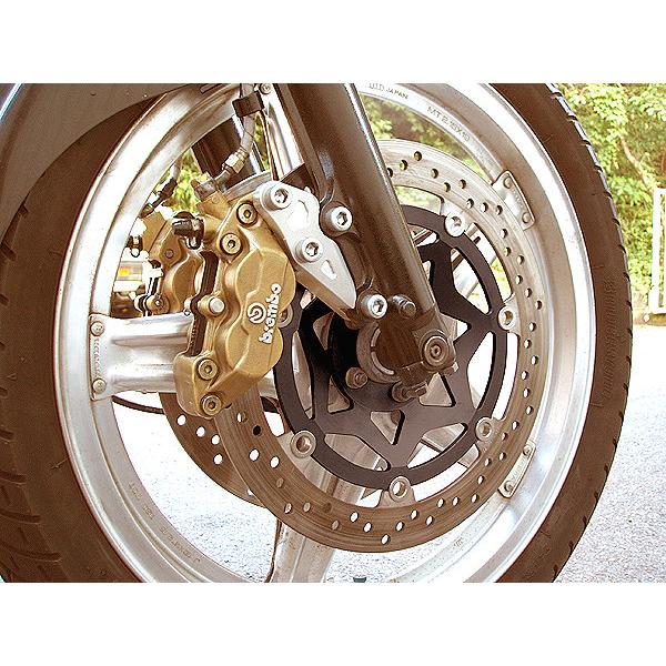 METALGEAR WORKS メタルギアワークス 320mmディスク対応キャリパーサポート カラー：ブラック CB900 FZ (SC01) CB750 (RC04) FA HONDA ホンダ ブレーキ | ブランド登録なし | 02