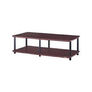 CL-2L-DB ヨコ型オーディオラック2段ダークブラウンメタリック TAOC タオック CLシリーズ L Type