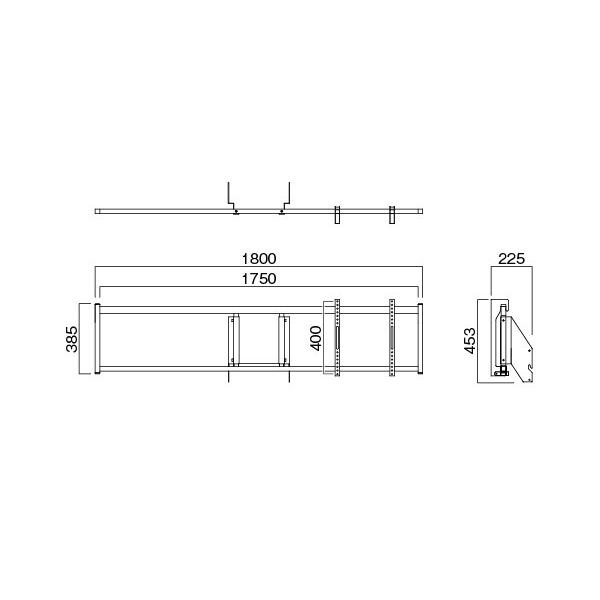 PH-810シリーズ PHP-8106Y【中・大型用】〜55V型対応 マルチ金具 ヨコ2連 ハヤミ工産 HAMILX PH-810 シリーズ｜webjapan｜02