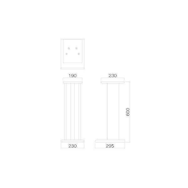 SB-57 小型スピーカースタンド（2台1組） ハヤミ工産 HAMILX SB-50