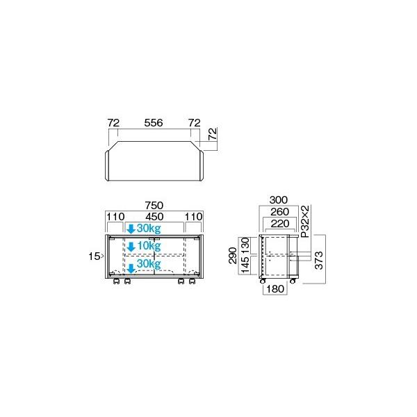TV-GA750 26v〜32v型対応テレビ台 ハヤミ工産 TIMEZ : ホームシアター